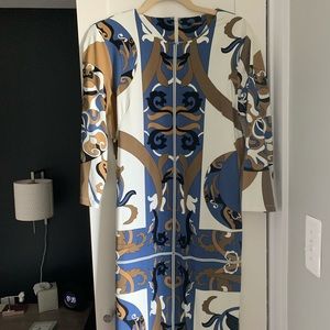 J. MCLAUGHLIN Print Dress Sz M